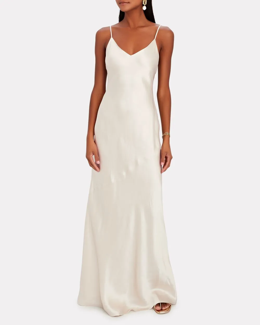 Serita Silk Maxi Slip Dress sold by INTERMIX product image thumbnail 5