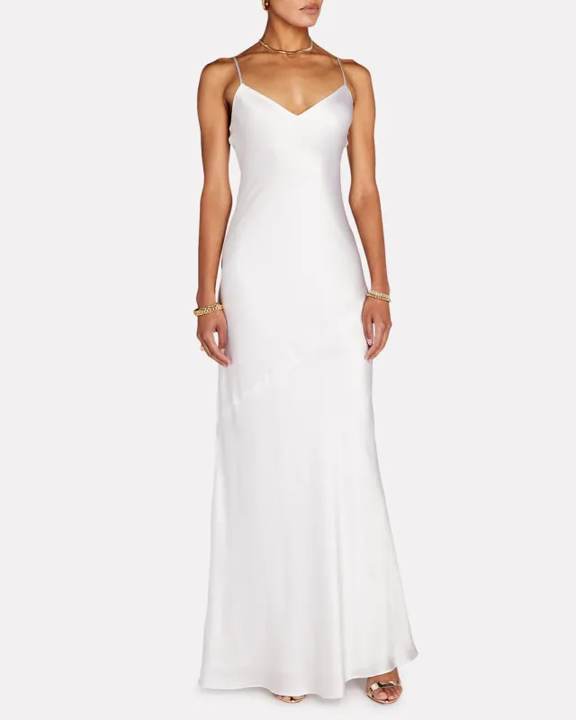 Serita Silk Maxi Slip Dress sold by INTERMIX