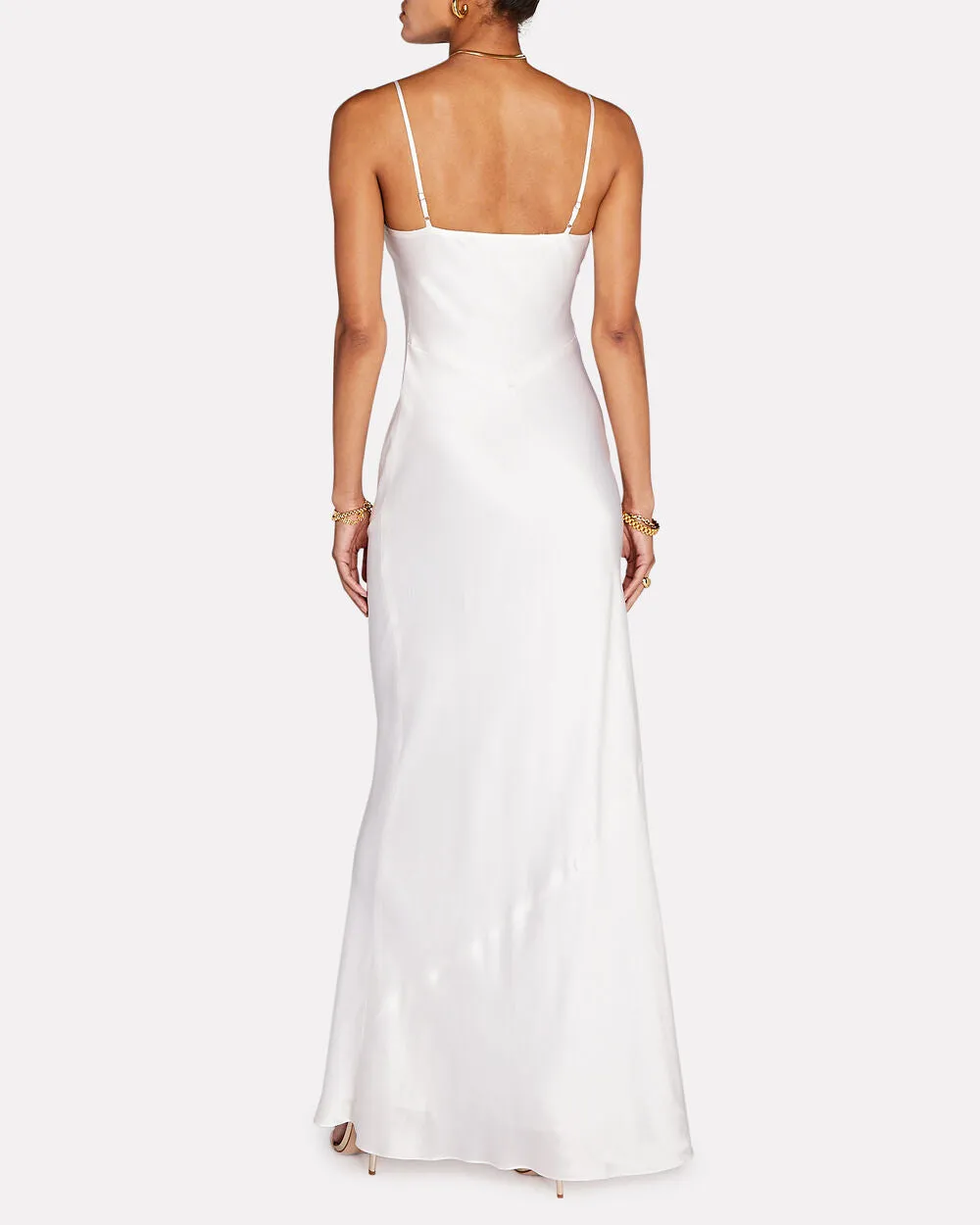 Serita Silk Maxi Slip Dress sold by INTERMIX product image thumbnail 2