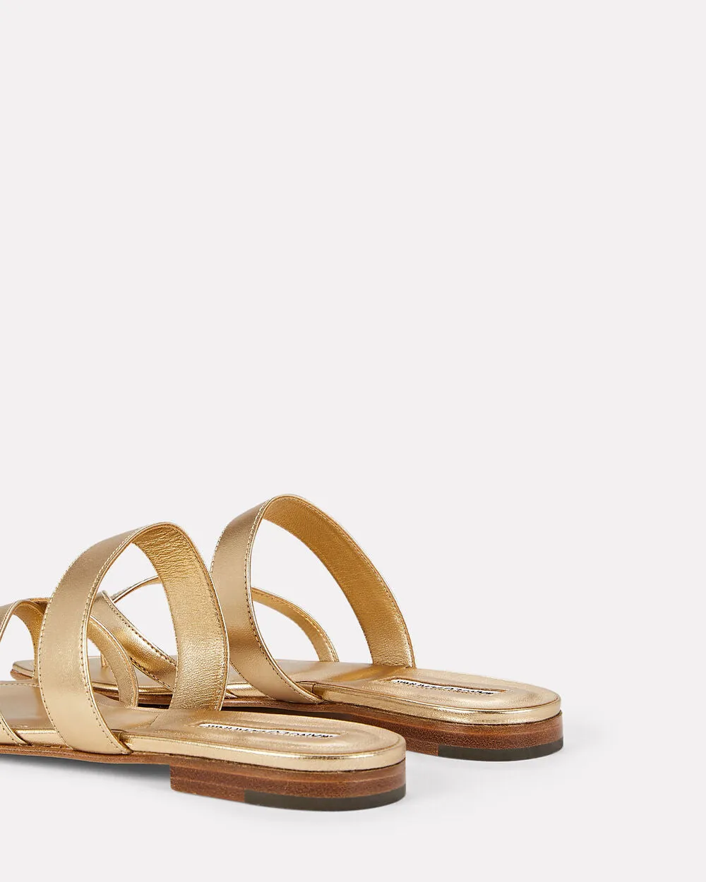 Susa Metallic Leather Flat Sandals sold by INTERMIX product image thumbnail 3