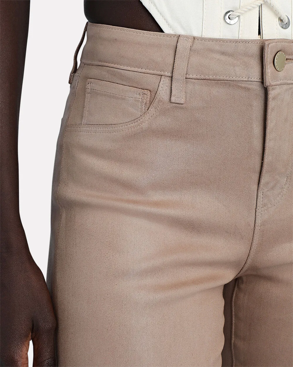 Kendra High Rise Crop Flare sold by INTERMIX product image thumbnail 3