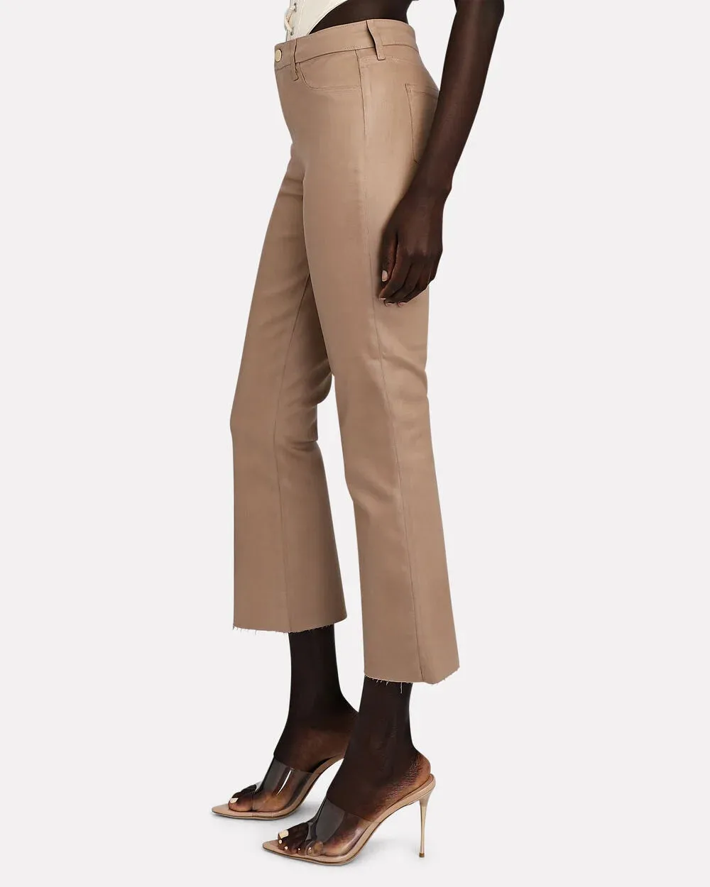 Kendra High Rise Crop Flare sold by INTERMIX product image thumbnail 5