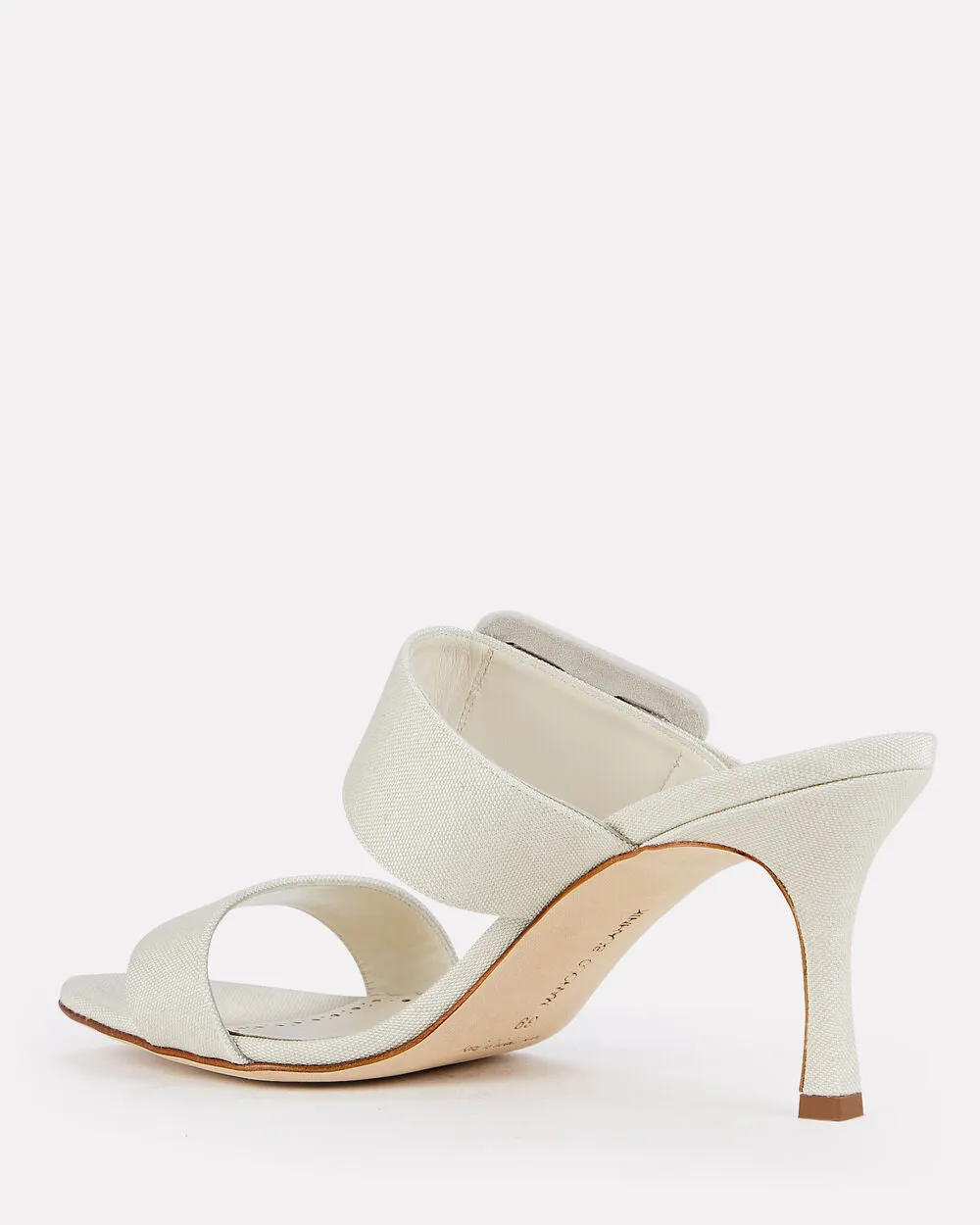 Gable Buckle Canvas Mules sold by INTERMIX product image thumbnail 4