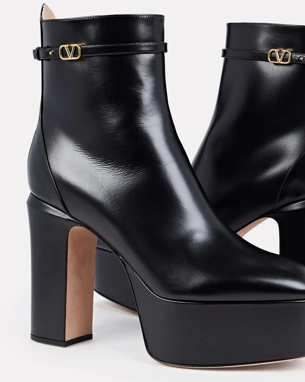 Tan-Go 120 Leather Platform Ankle Boots sold by INTERMIX product image thumbnail 2