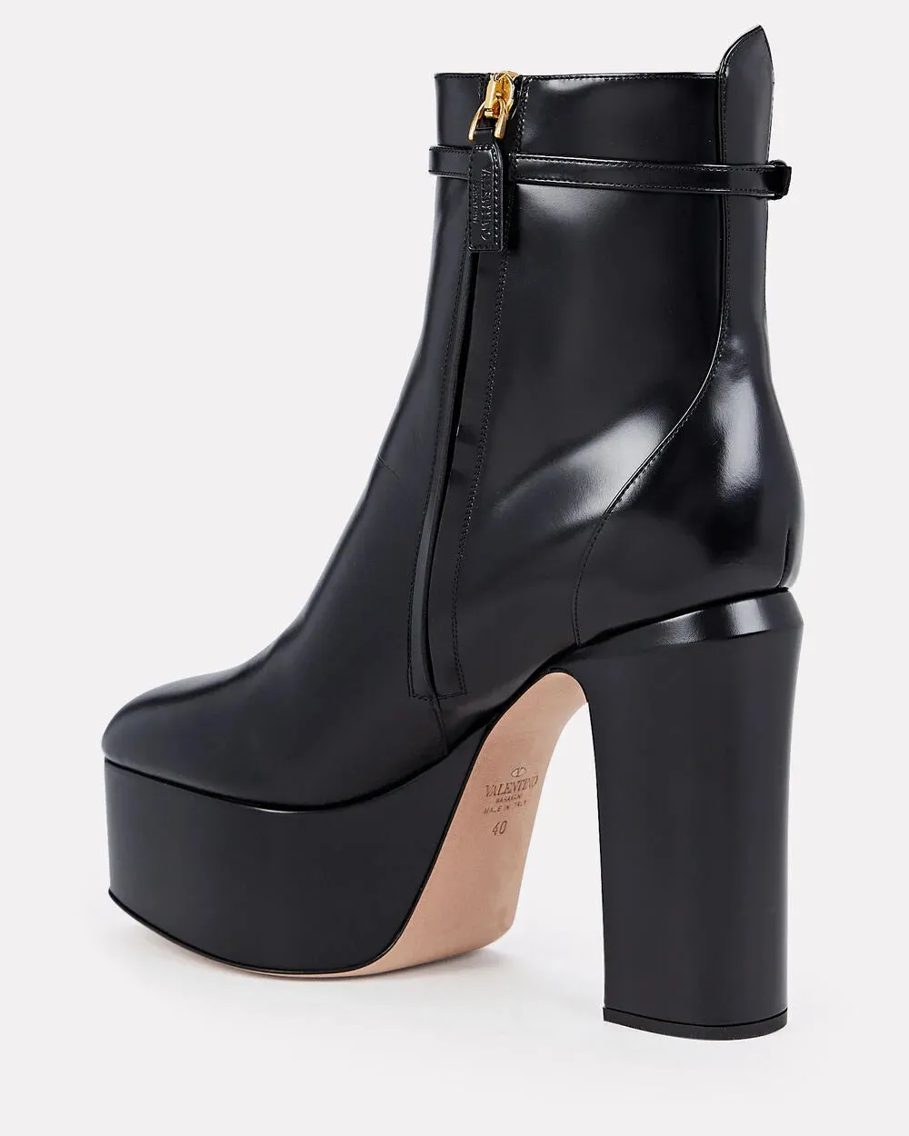 Tan-Go 120 Leather Platform Ankle Boots sold by INTERMIX product image thumbnail 3