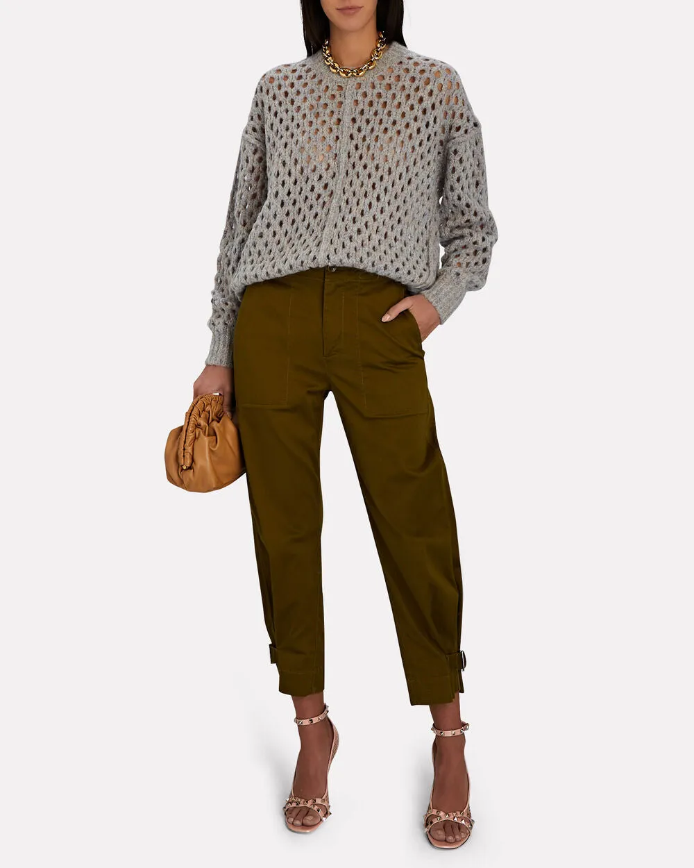 Rockstud Alcove Mesh Sandals sold by INTERMIX product image thumbnail 4