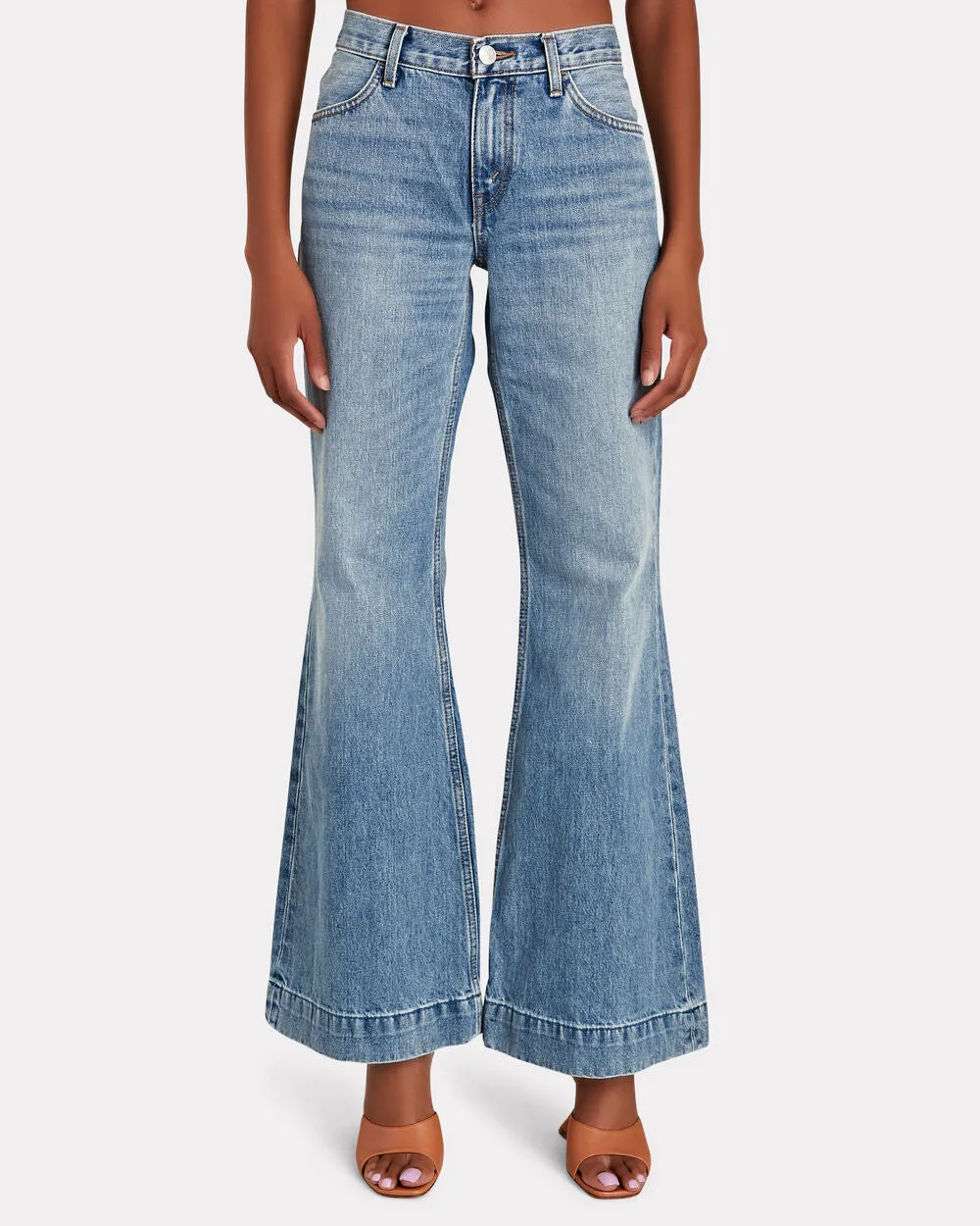 70s Low-Rise Bell Bottom Jeans sold by INTERMIX product image thumbnail 5
