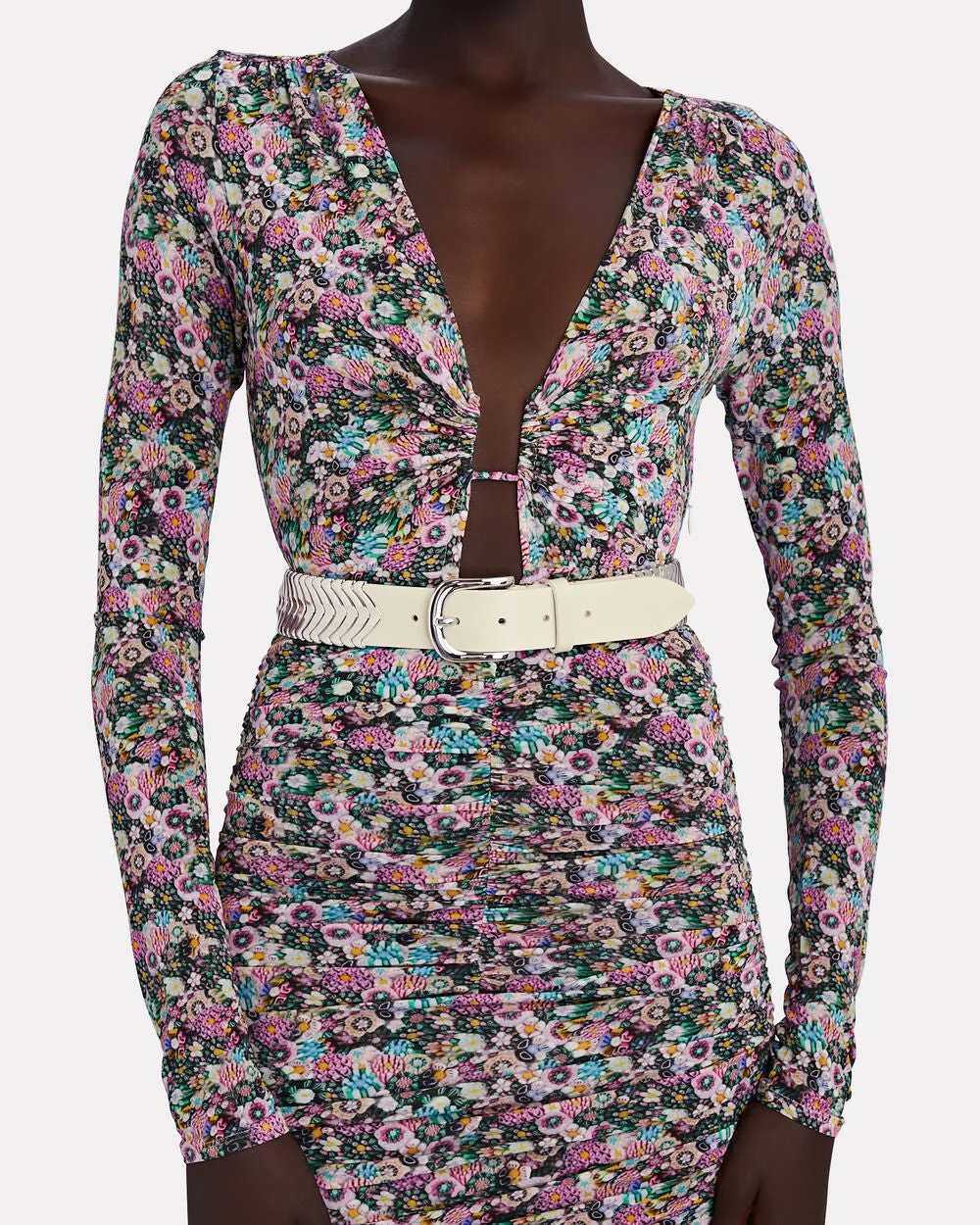 Tehora Embellished Leather Belt sold by INTERMIX