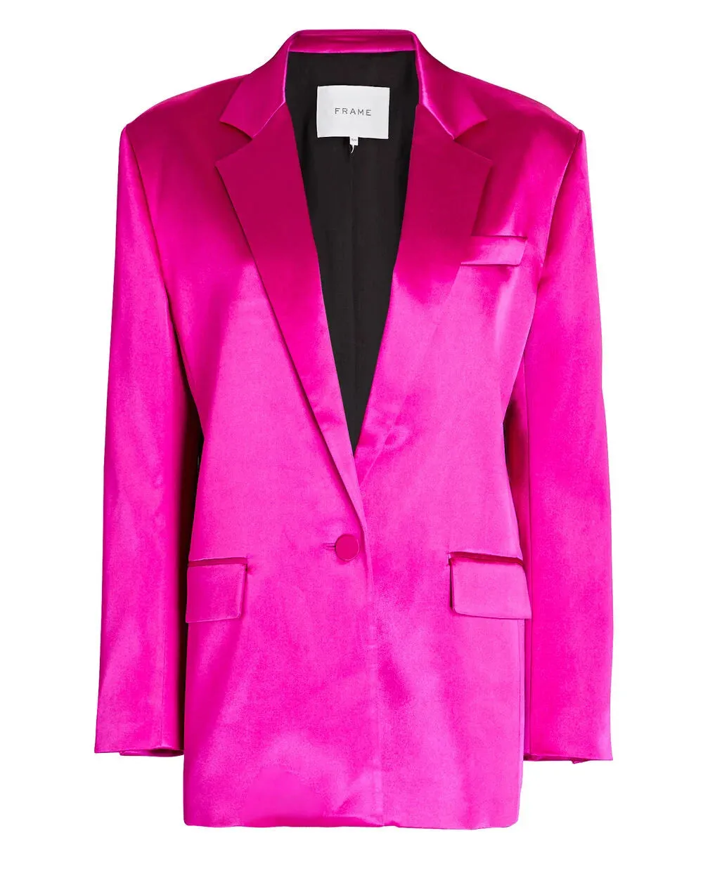 Single-Breasted Satin Blazer sold by INTERMIX product image thumbnail 5