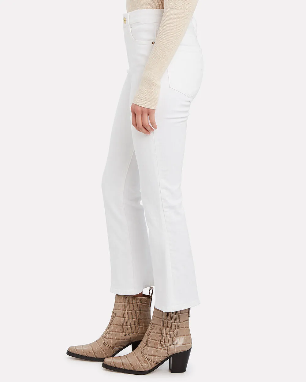 Le Crop Mini Boot Jeans sold by INTERMIX product image thumbnail 5