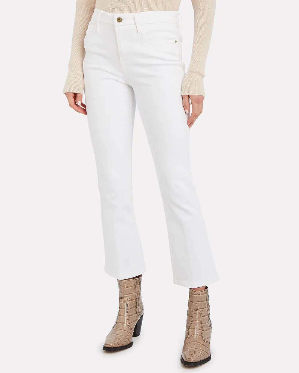 Le Crop Mini Boot Jeans sold by INTERMIX
