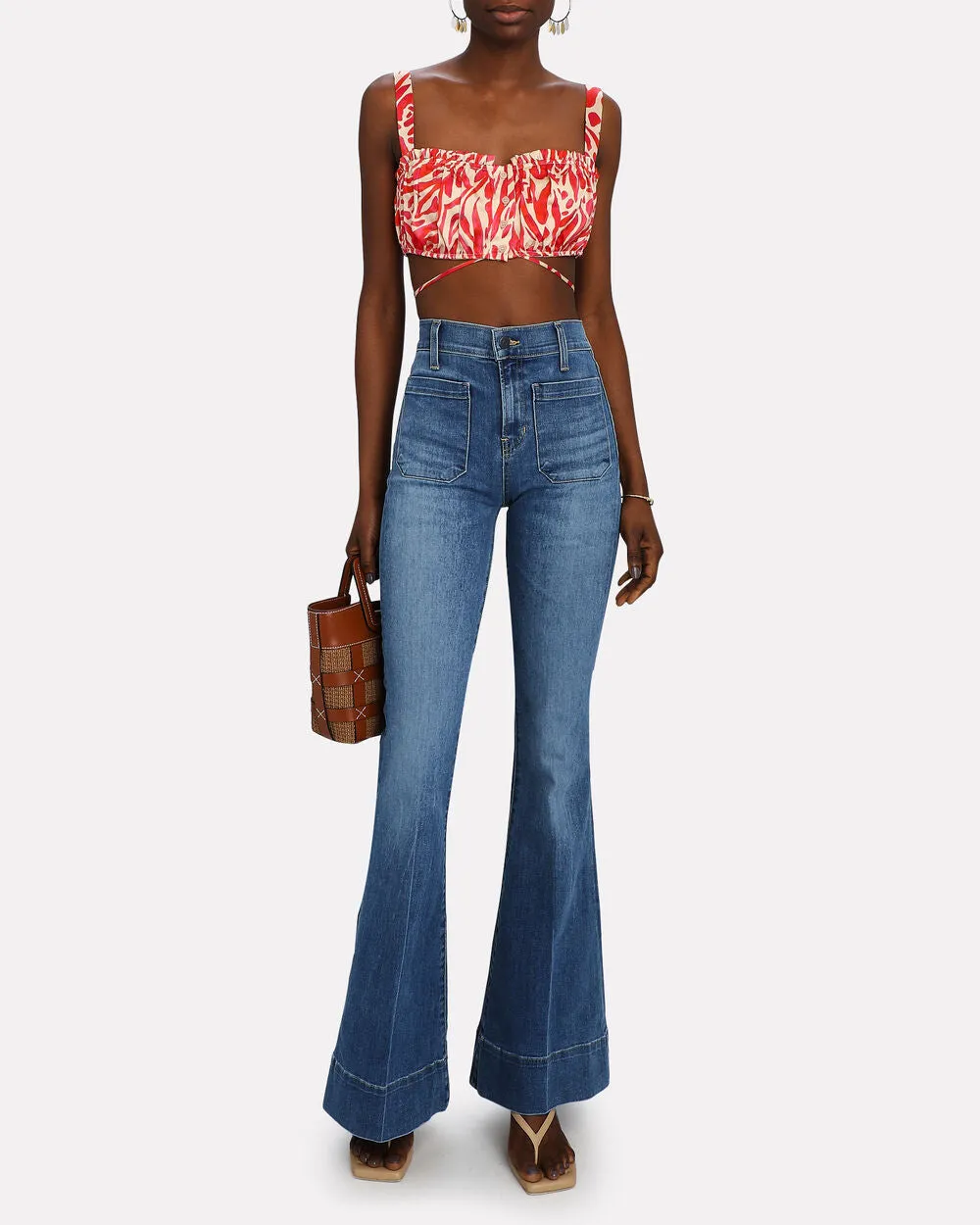 Sheridan Flared High-Rise Jeans sold by INTERMIX product image thumbnail 4