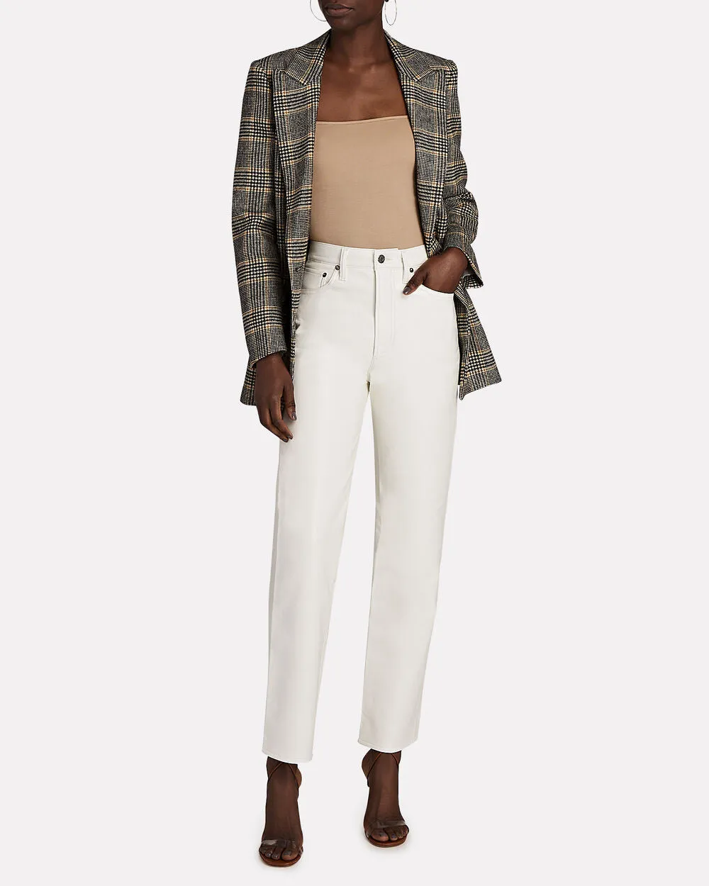 Essential Strappy Tank Top sold by INTERMIX product image thumbnail 3