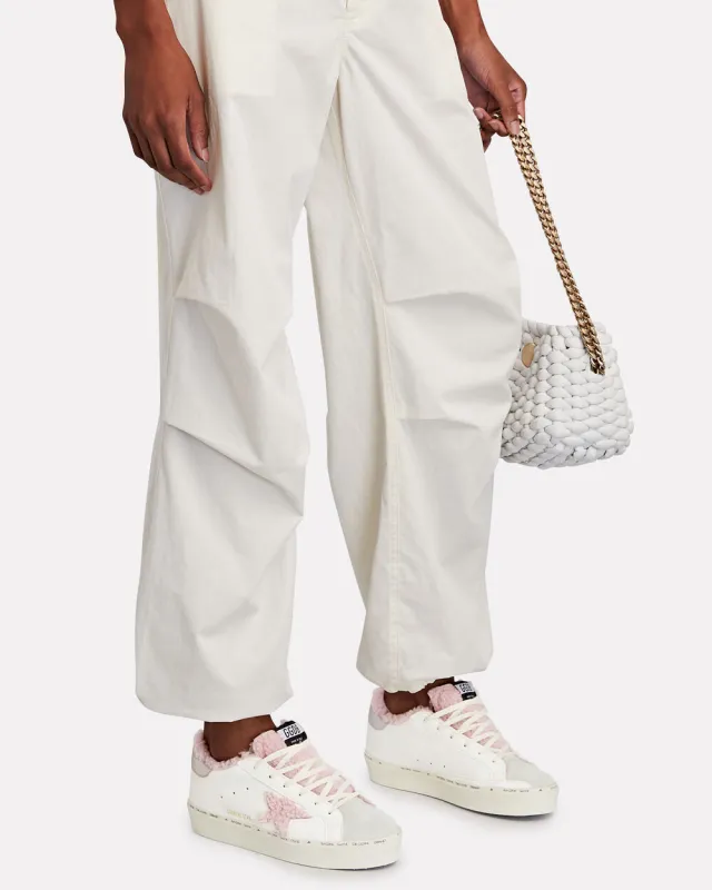 Hi Star Shearling-Trimmed Leather Sneakers sold by INTERMIX