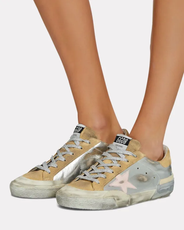 Superstar Metallic Leather Low-Top Sneakers sold by INTERMIX