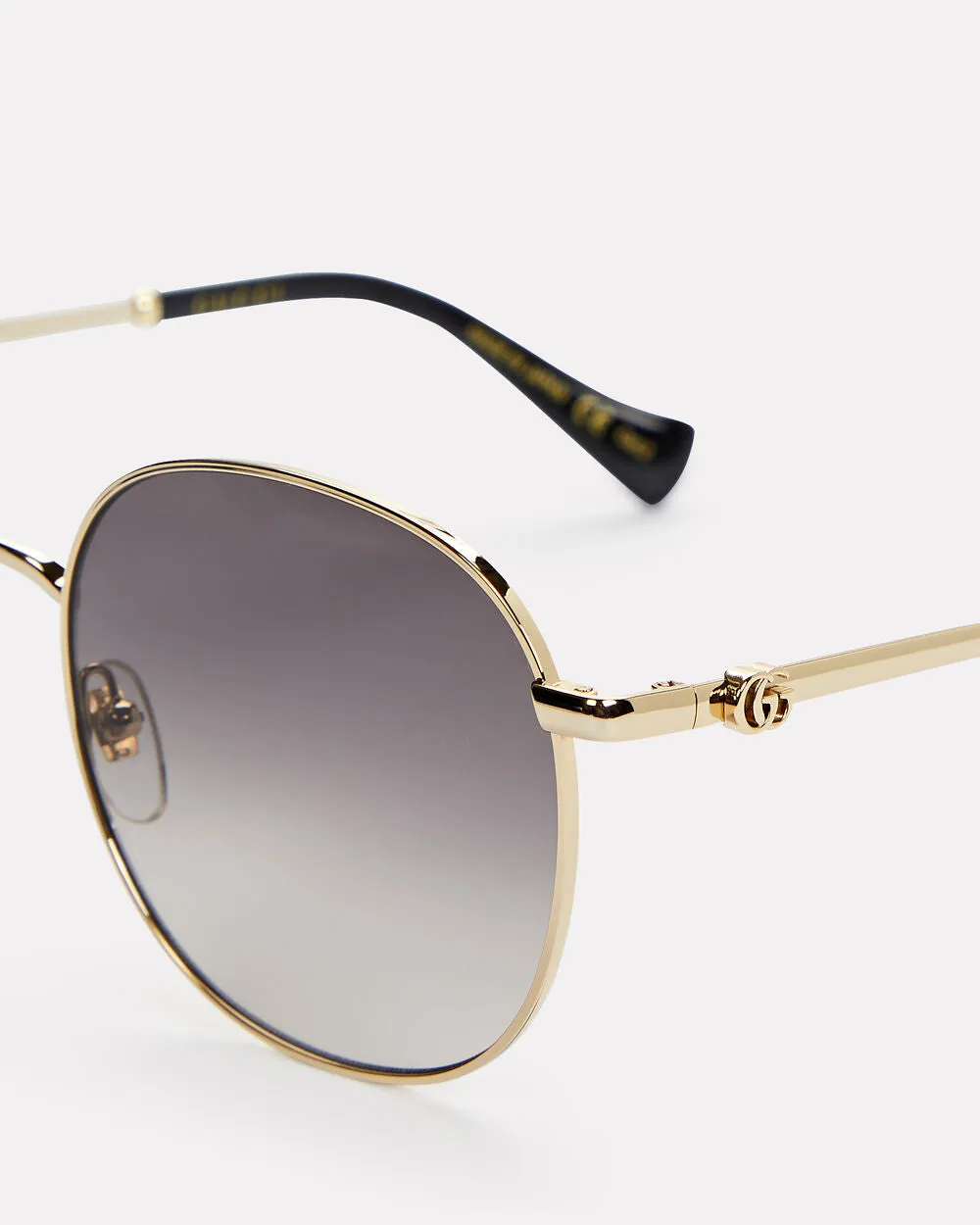 Round Metal Sunglasses sold by INTERMIX product image thumbnail 3