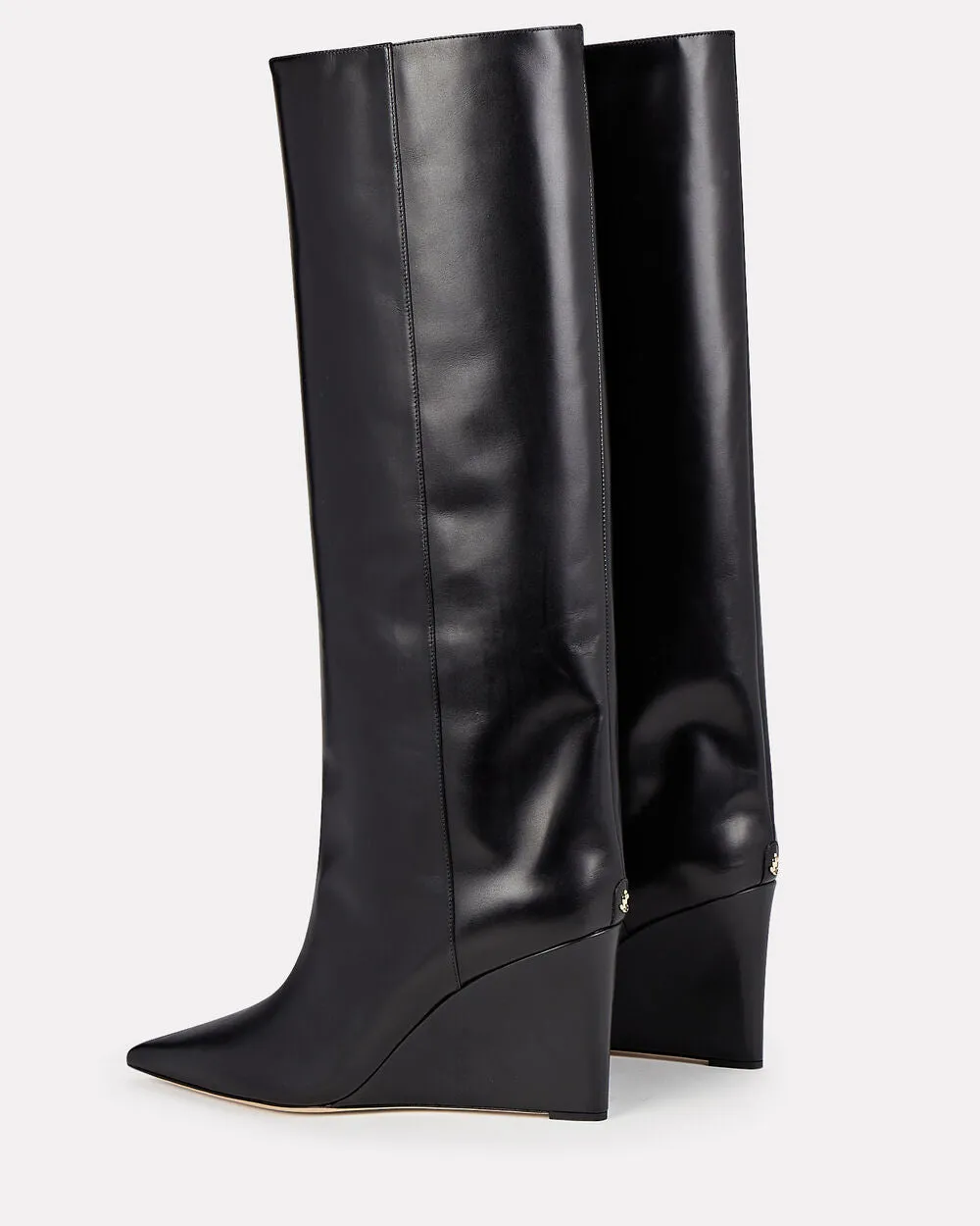Blake Leather Wedge Knee Boots sold by INTERMIX product image thumbnail 2