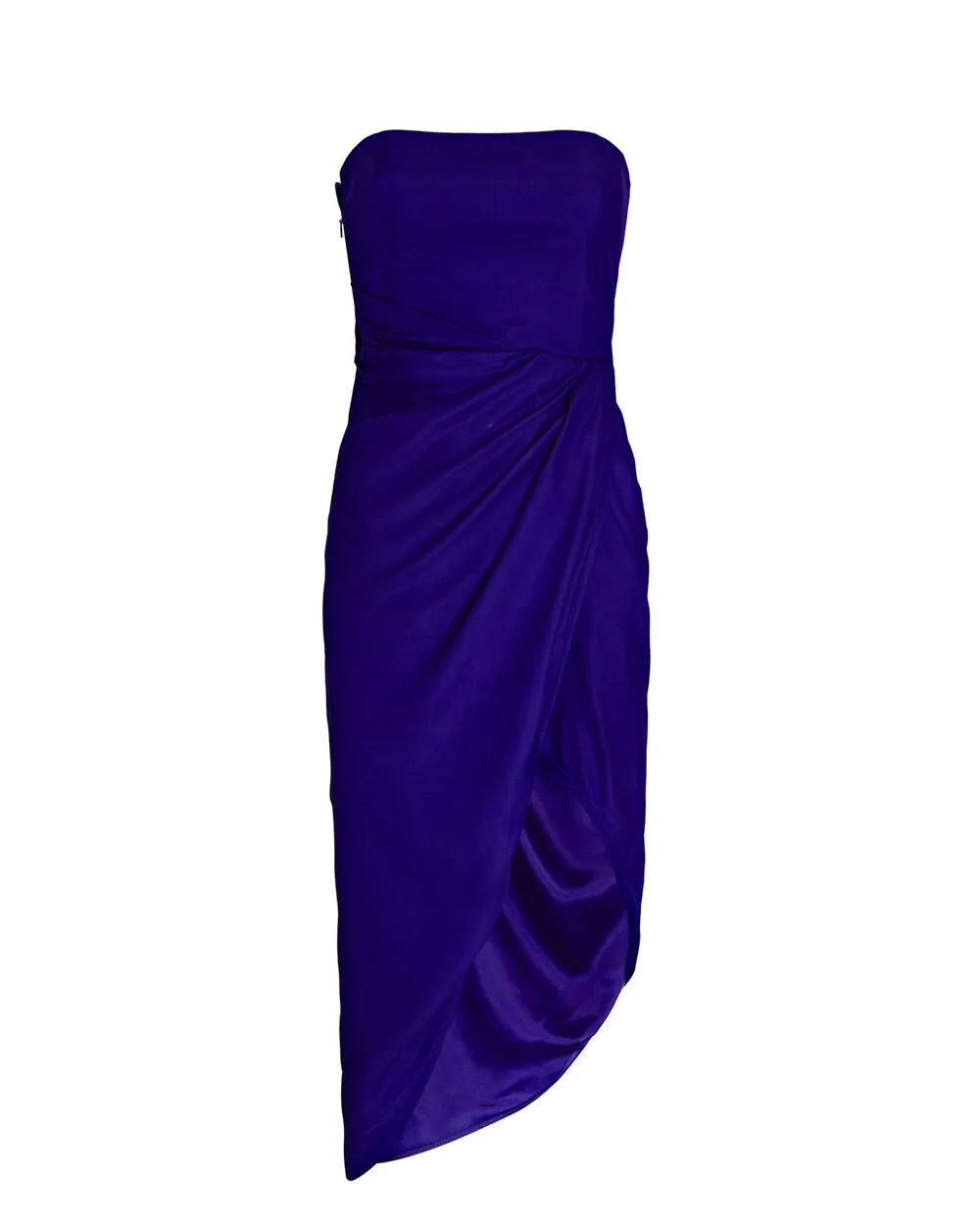 Lica Strapless Draped Silk Dress sold by INTERMIX product image thumbnail 4