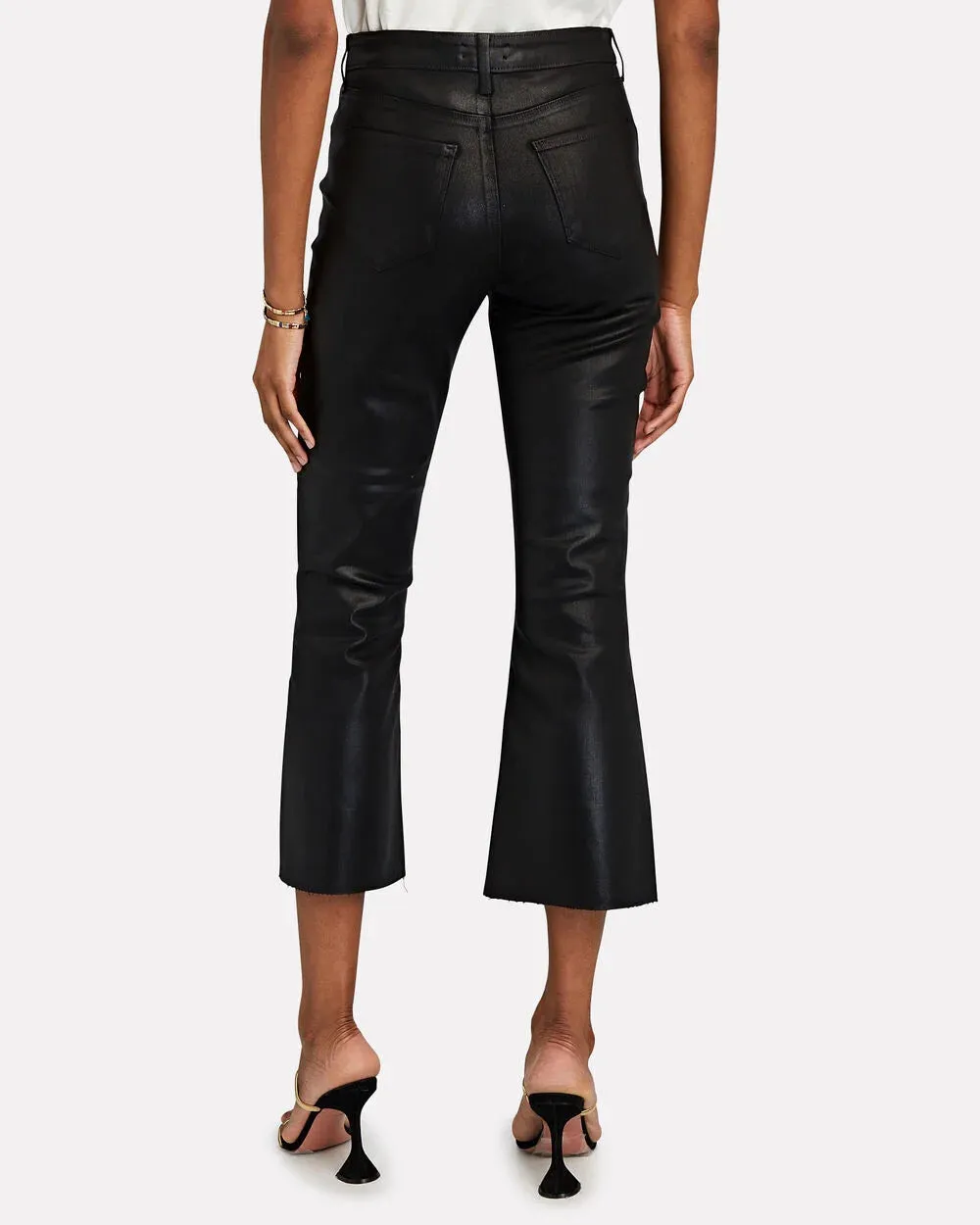 Kendra Coated Crop Boot Jeans sold by INTERMIX product image thumbnail 2