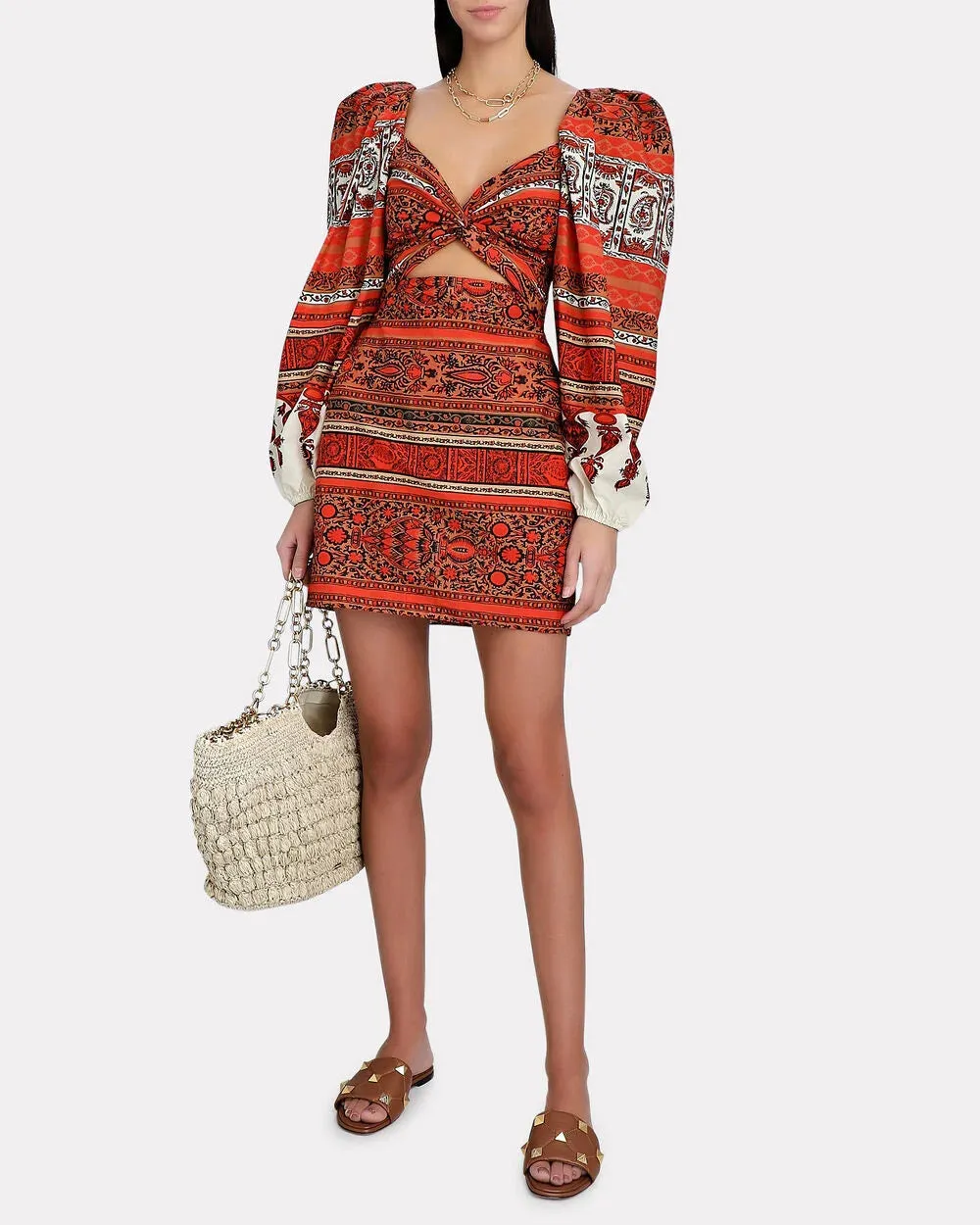 Roman Stud Flat Slide Sandal sold by INTERMIX product image thumbnail 4