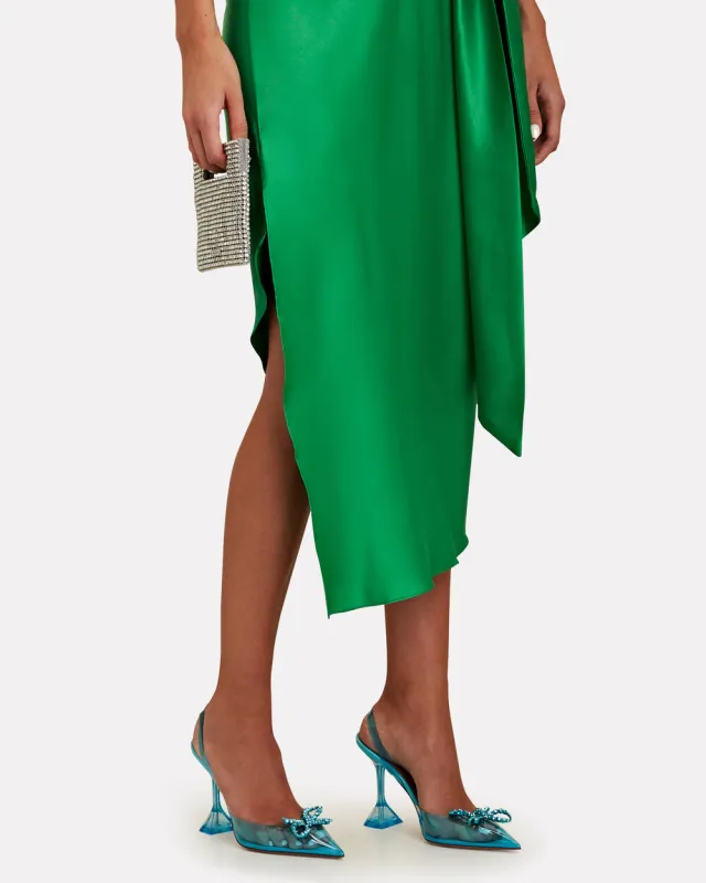 Rosie PVC Slingback Pumps sold by INTERMIX