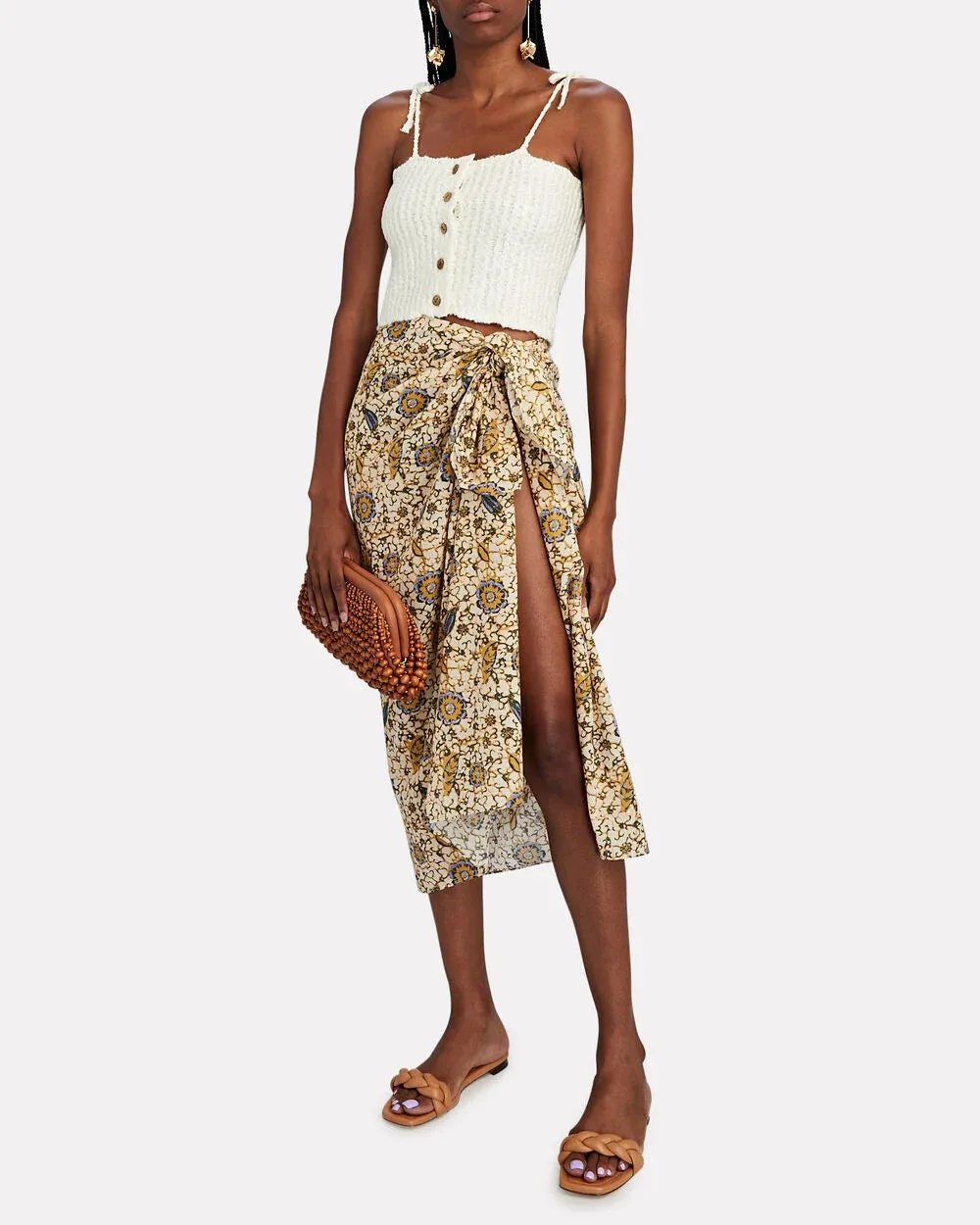 Jackson Braided Leather Slide Sandals sold by INTERMIX product image thumbnail 5