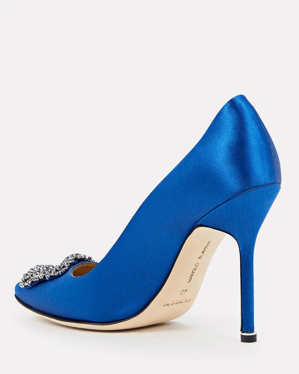 Hangisi Crystal Satin Pumps sold by INTERMIX product image thumbnail 4