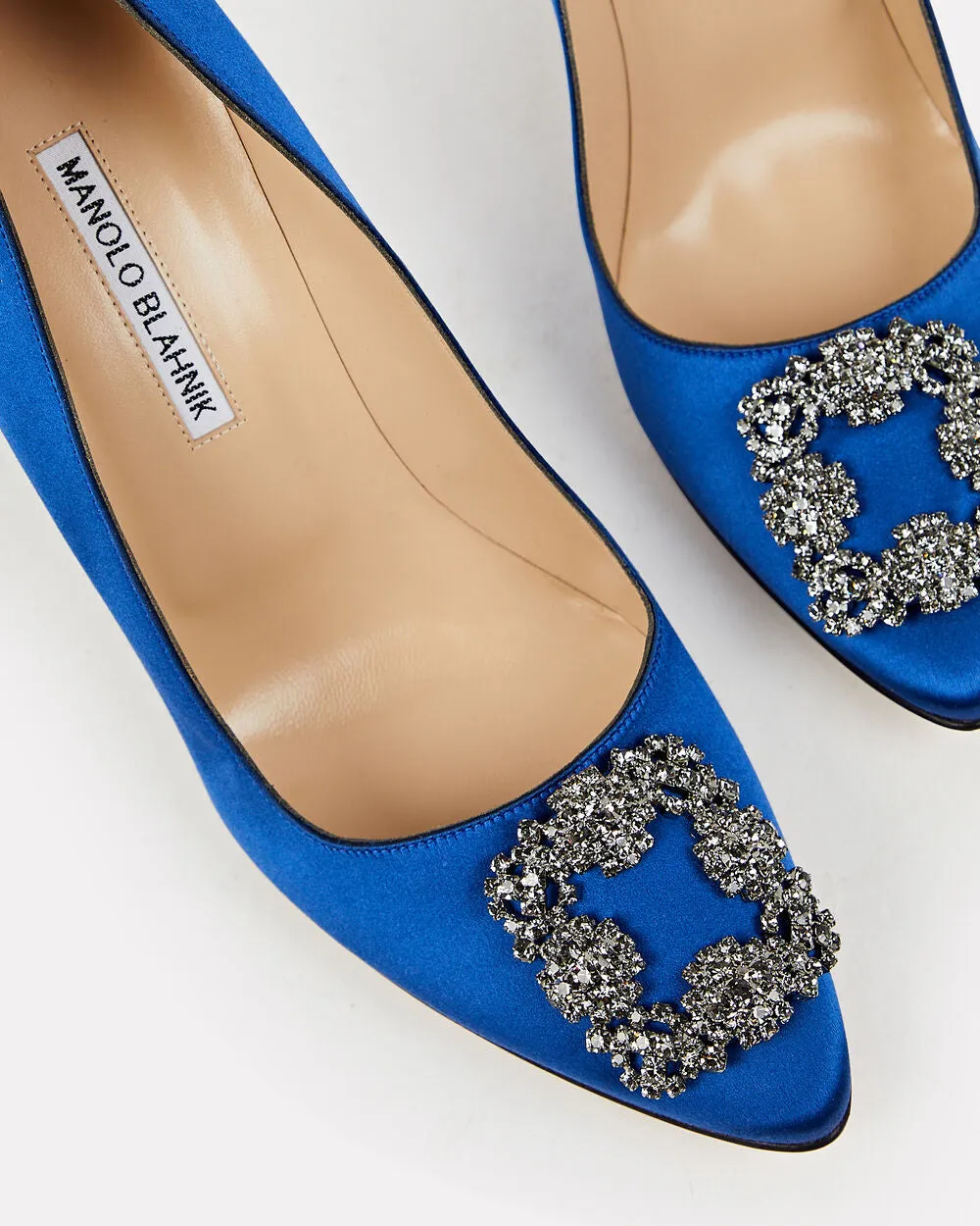 Hangisi Crystal Satin Pumps sold by INTERMIX product image thumbnail 2