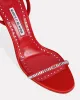 Crinastra Crystal-Embellished Satin Sandals sold by INTERMIX