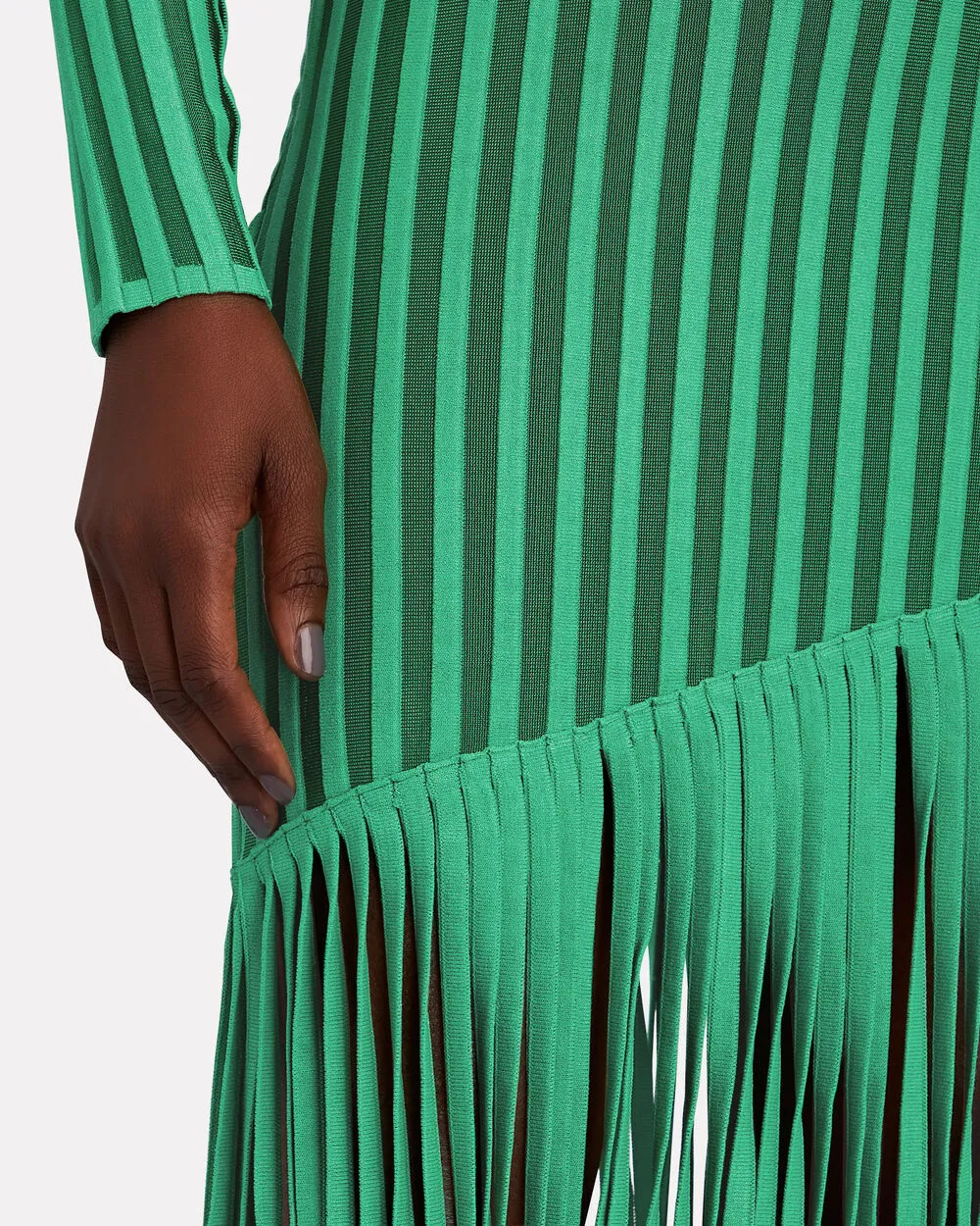 Adkins Knit Fringe Midi Dress sold by INTERMIX product image thumbnail 3