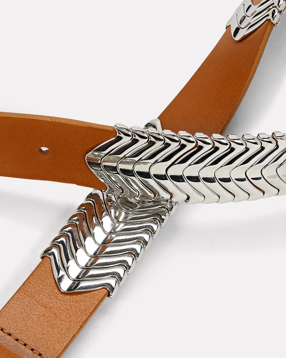 Studded Suede Belt sold by INTERMIX product image thumbnail 2