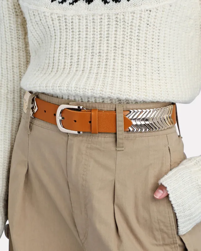 Studded Suede Belt made by Isabel Marant