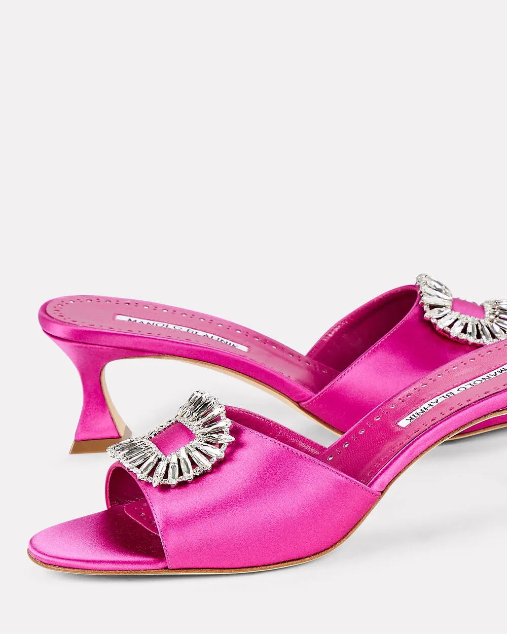 Laalita 50 Crystal Satin Mules sold by INTERMIX product image thumbnail 2