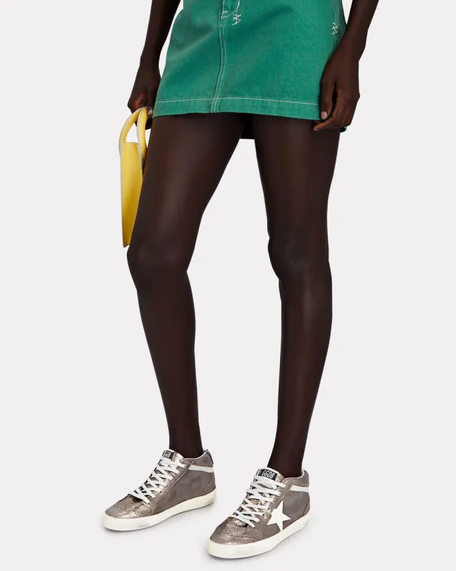 Mid Star Metallic Sneakers sold by INTERMIX