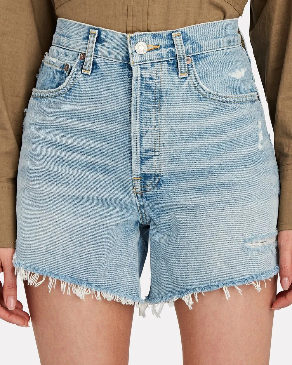 Parker Long Denim Shorts sold by INTERMIX