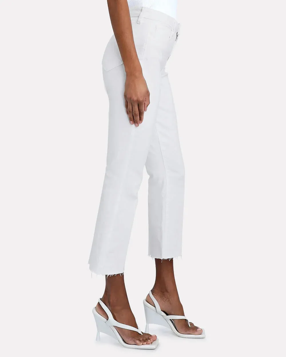 Kendra High Rise Crop Flare Jeans sold by INTERMIX product image thumbnail 5