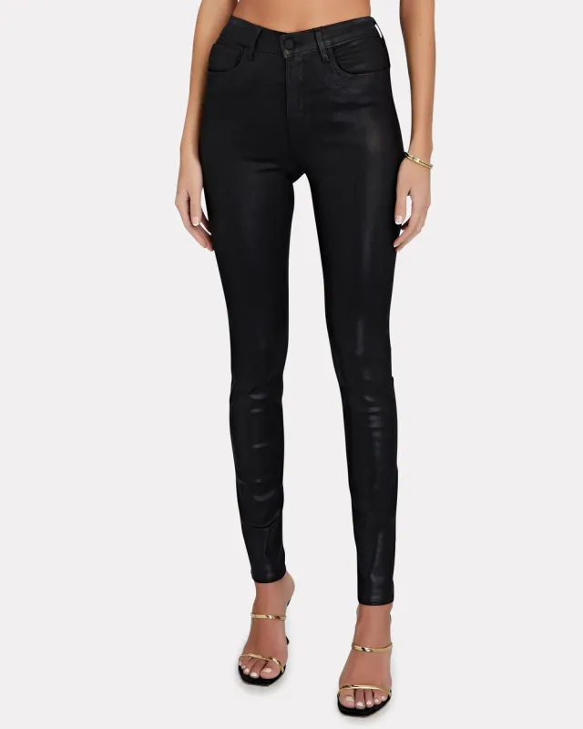 Marguerite Coated Skinny Jeans sold by INTERMIX