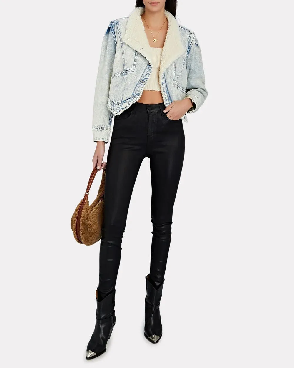 Marguerite Coated Skinny Jeans sold by INTERMIX product image thumbnail 5