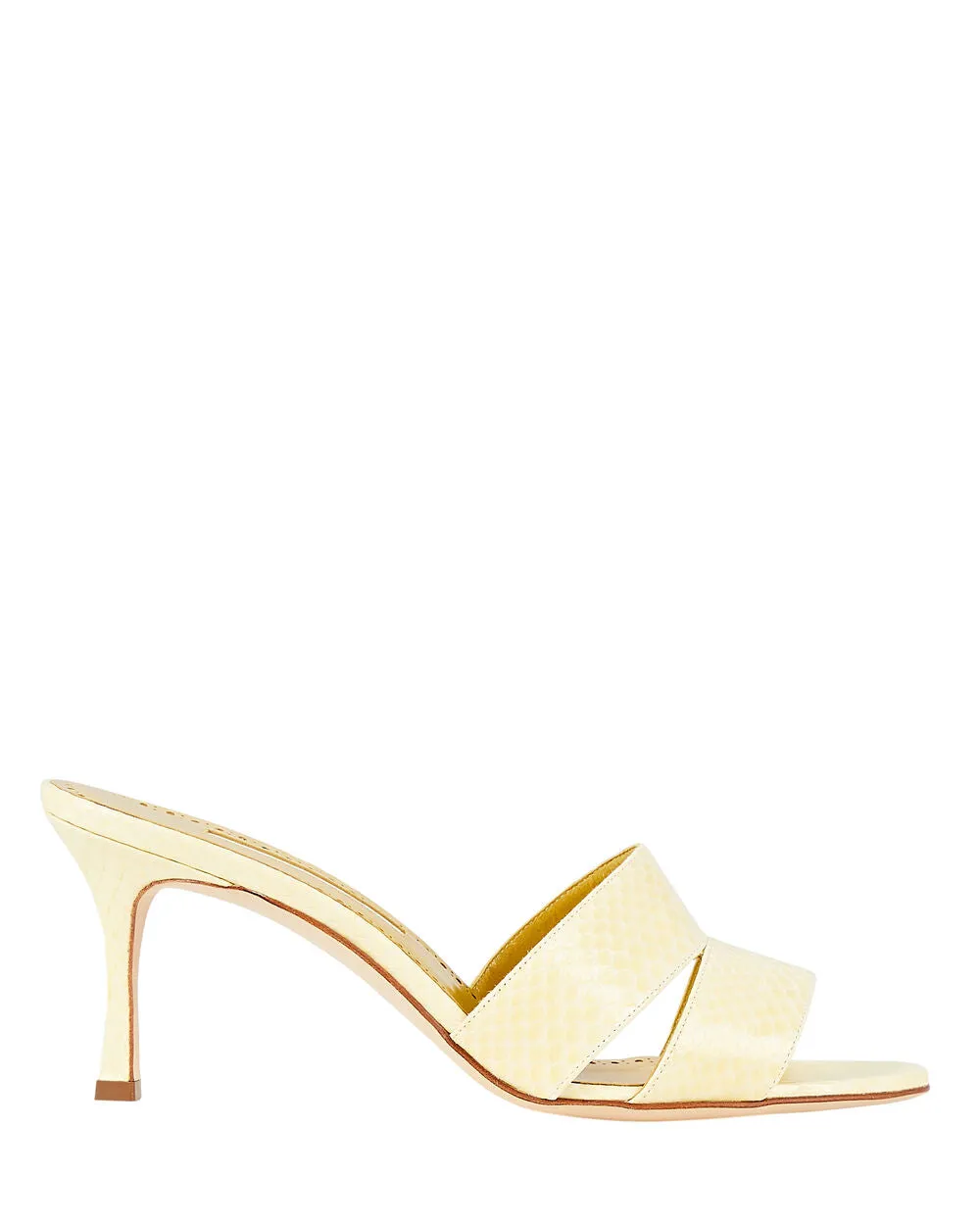 Iacopo Leather Slide Sandals sold by INTERMIX product image thumbnail 3