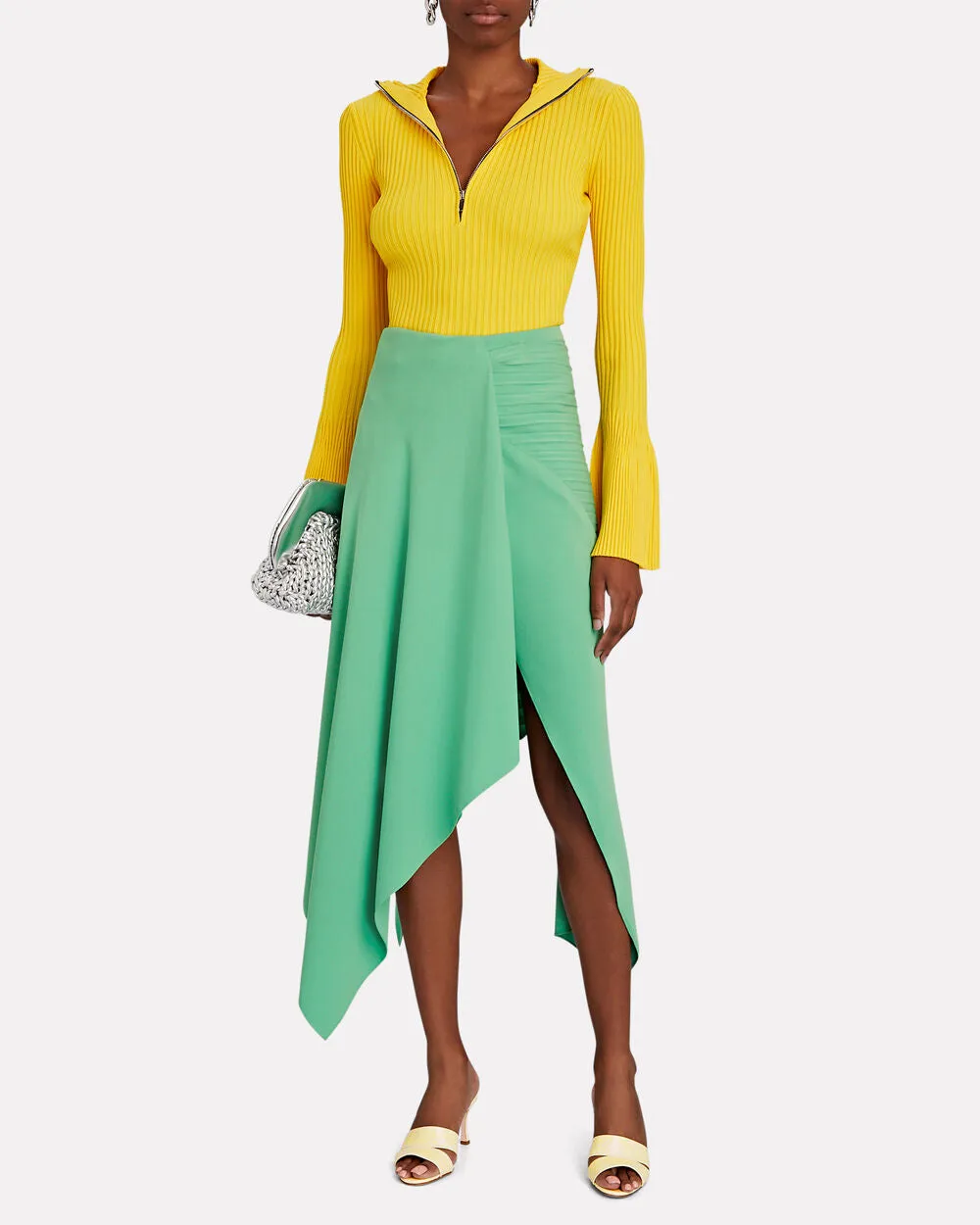 Iacopo Leather Slide Sandals sold by INTERMIX product image thumbnail 5