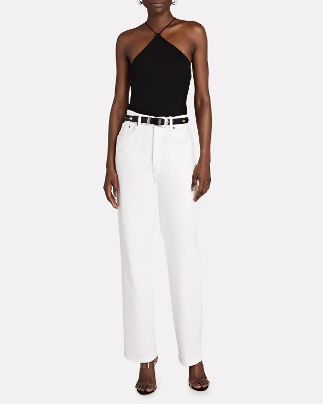 90s High-Rise Loose Straight-Leg Jeans sold by INTERMIX