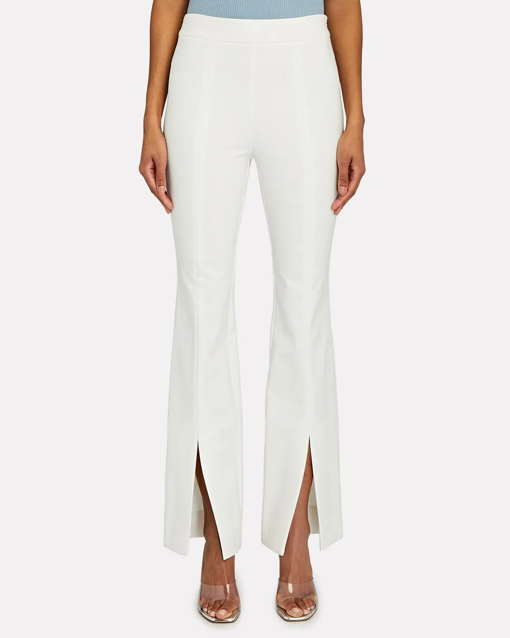 Lucia Flared Slit Trousers sold by INTERMIX
