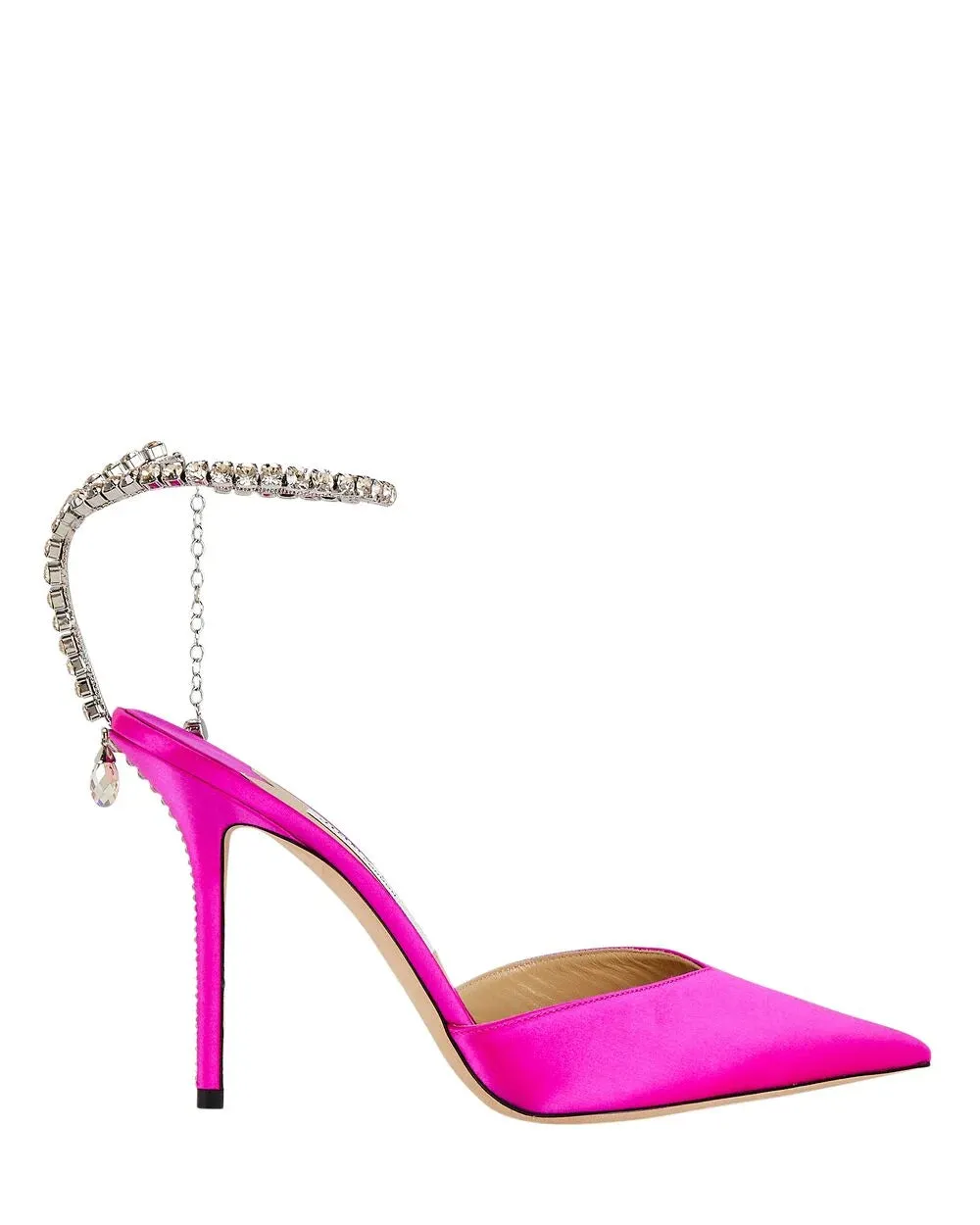 Saeda Crystal-Embellished Satin Pumps sold by INTERMIX product image thumbnail 4