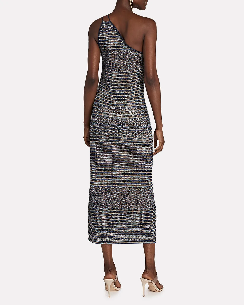 Jovana One-Shoulder Knit Midi Dress sold by INTERMIX product image thumbnail 2