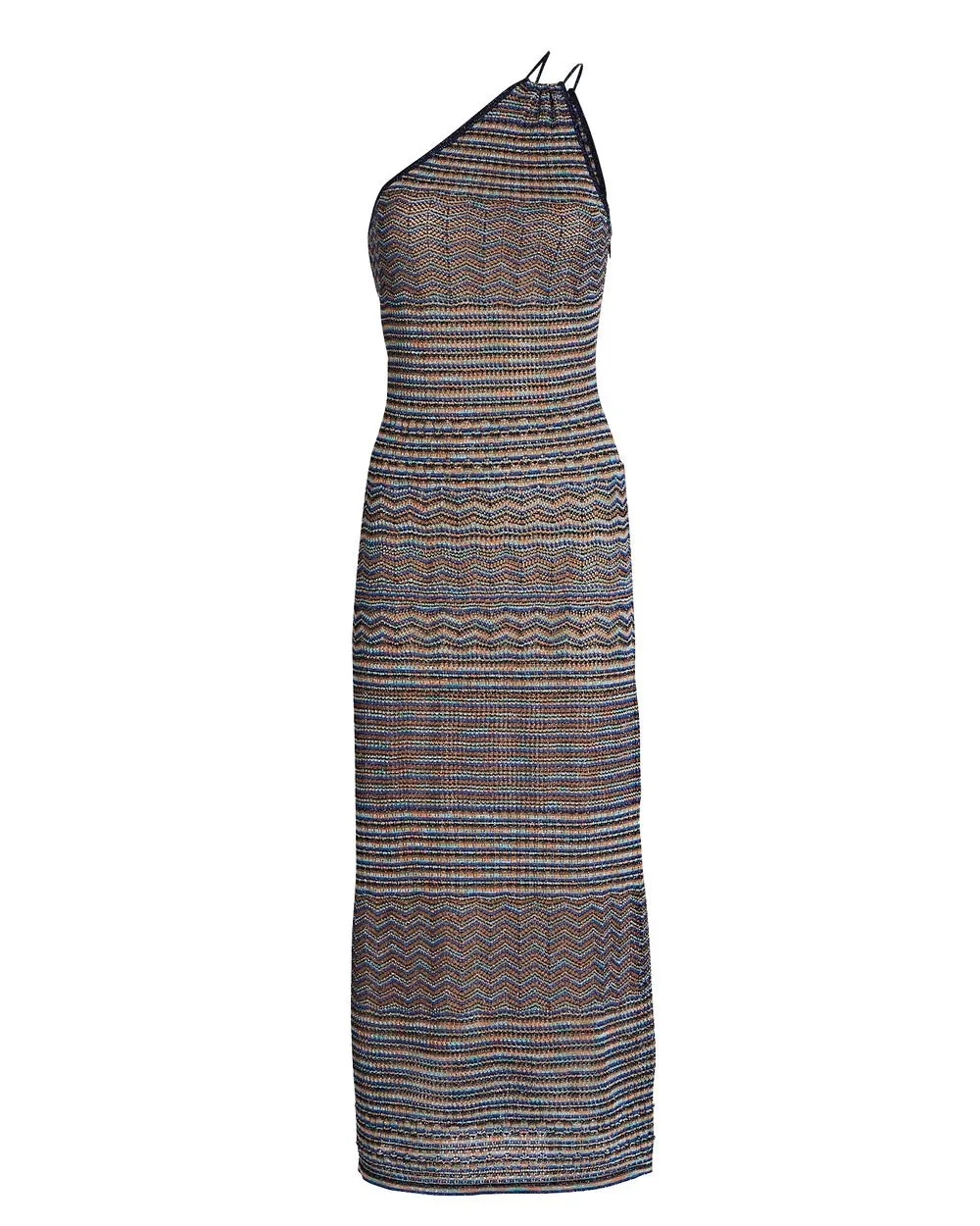 Jovana One-Shoulder Knit Midi Dress sold by INTERMIX product image thumbnail 4