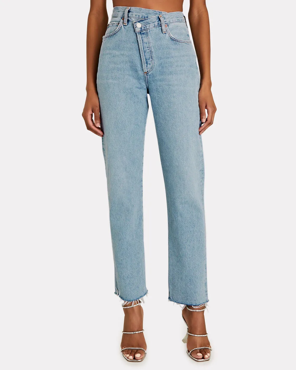 Criss Cross Straight-Leg Jeans sold by INTERMIX