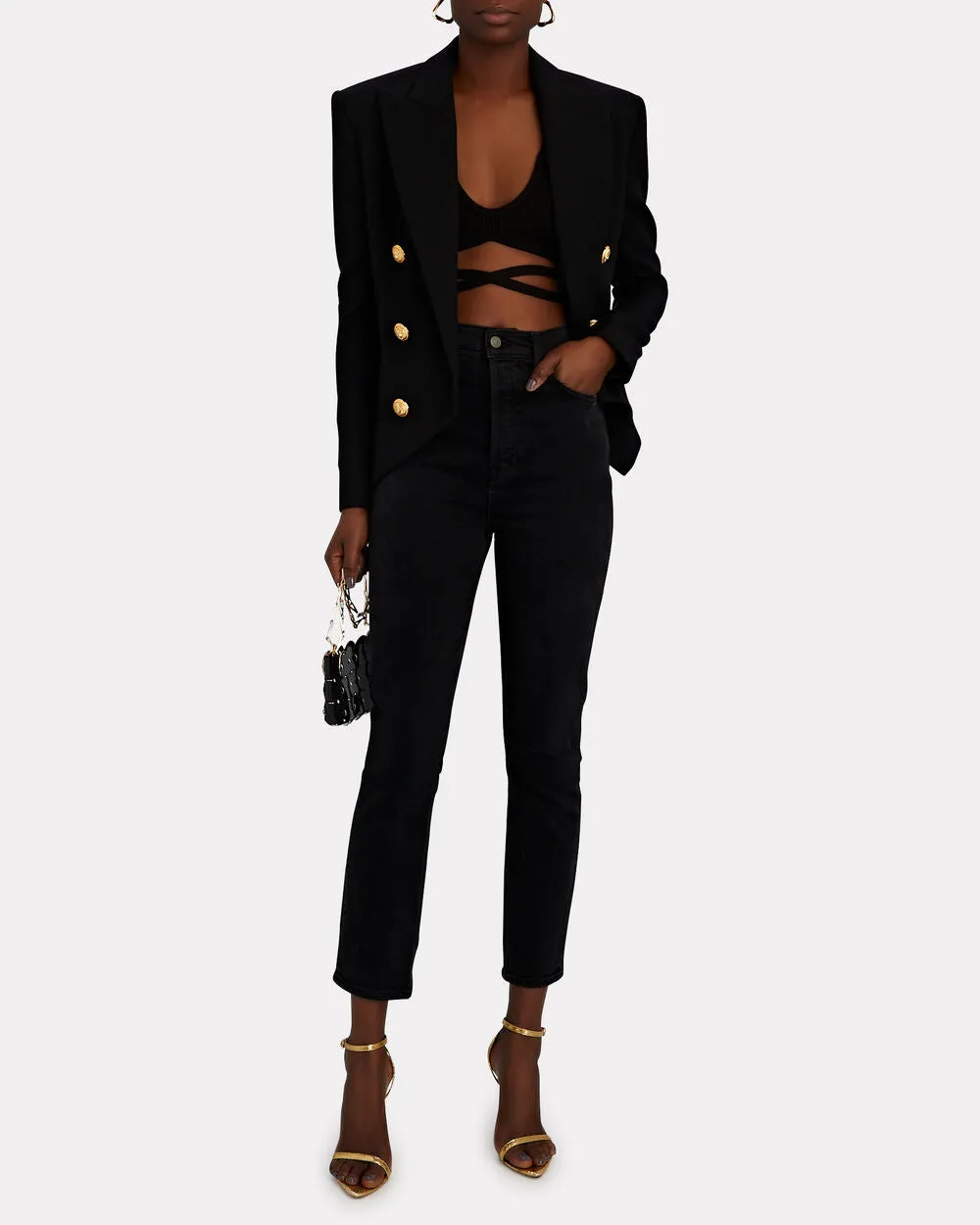 Sedgwick II Double-Breasted Blazer sold by INTERMIX product image thumbnail 4