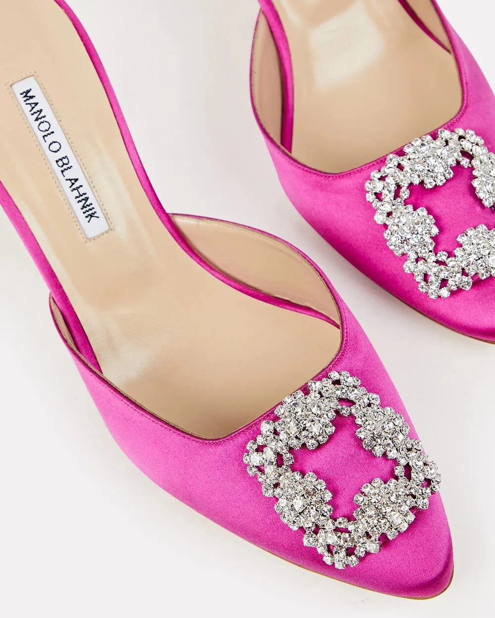 Hangisi Crystal Satin Mules sold by INTERMIX product image thumbnail 2