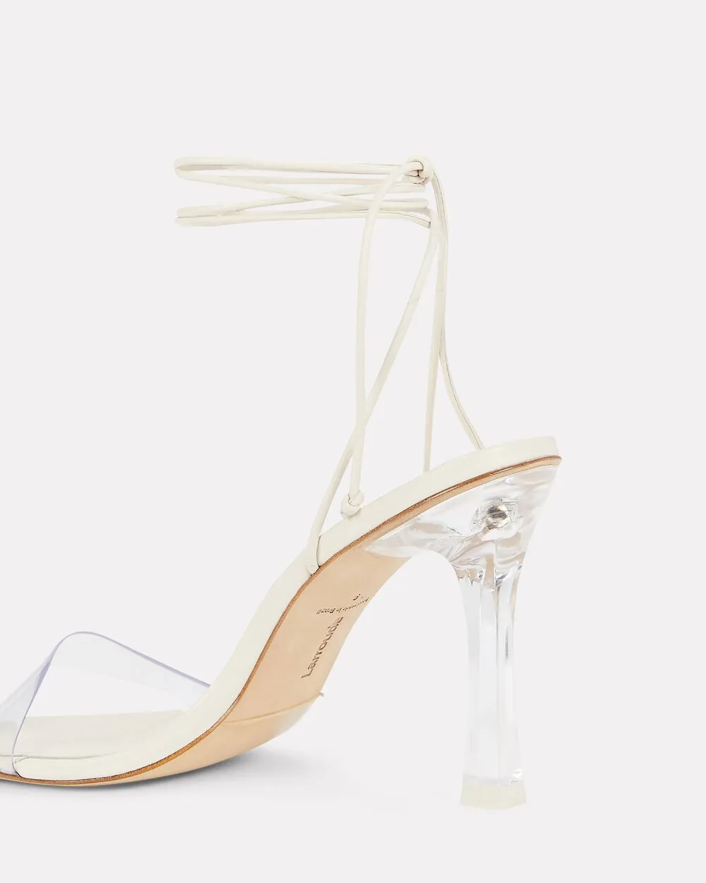 Gloria Linen & Leather Sandals sold by INTERMIX product image thumbnail 3
