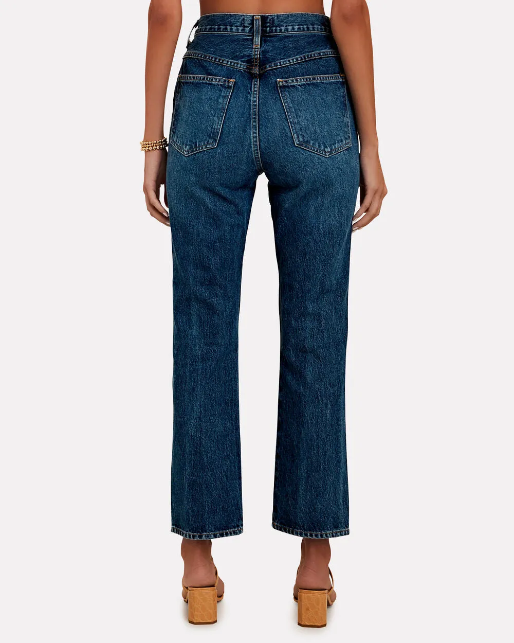 Pinch Waist Kick-Flare Jeans sold by INTERMIX product image thumbnail 2